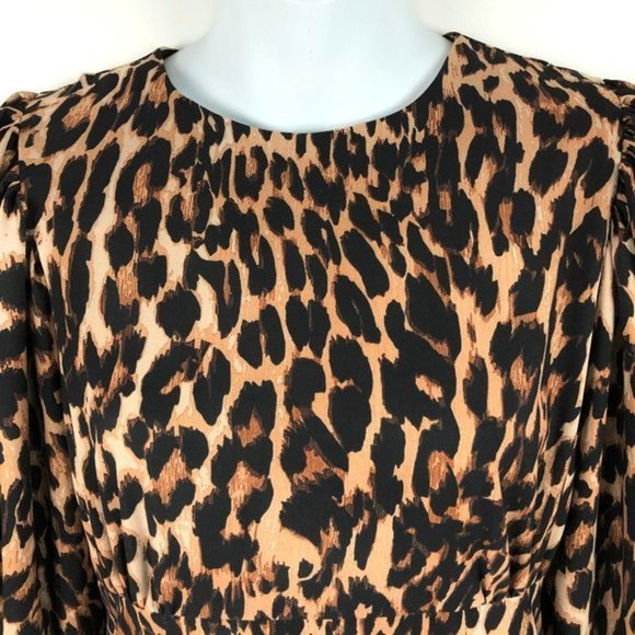 N DUO ShopBop Lady Leopard Di Dress size 38 NWT - Picture 6 of 13